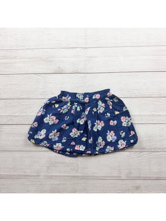 Carter's Other - Carter's Girls Floral Print Skirt Navy Comfortable Lightweight Design 6